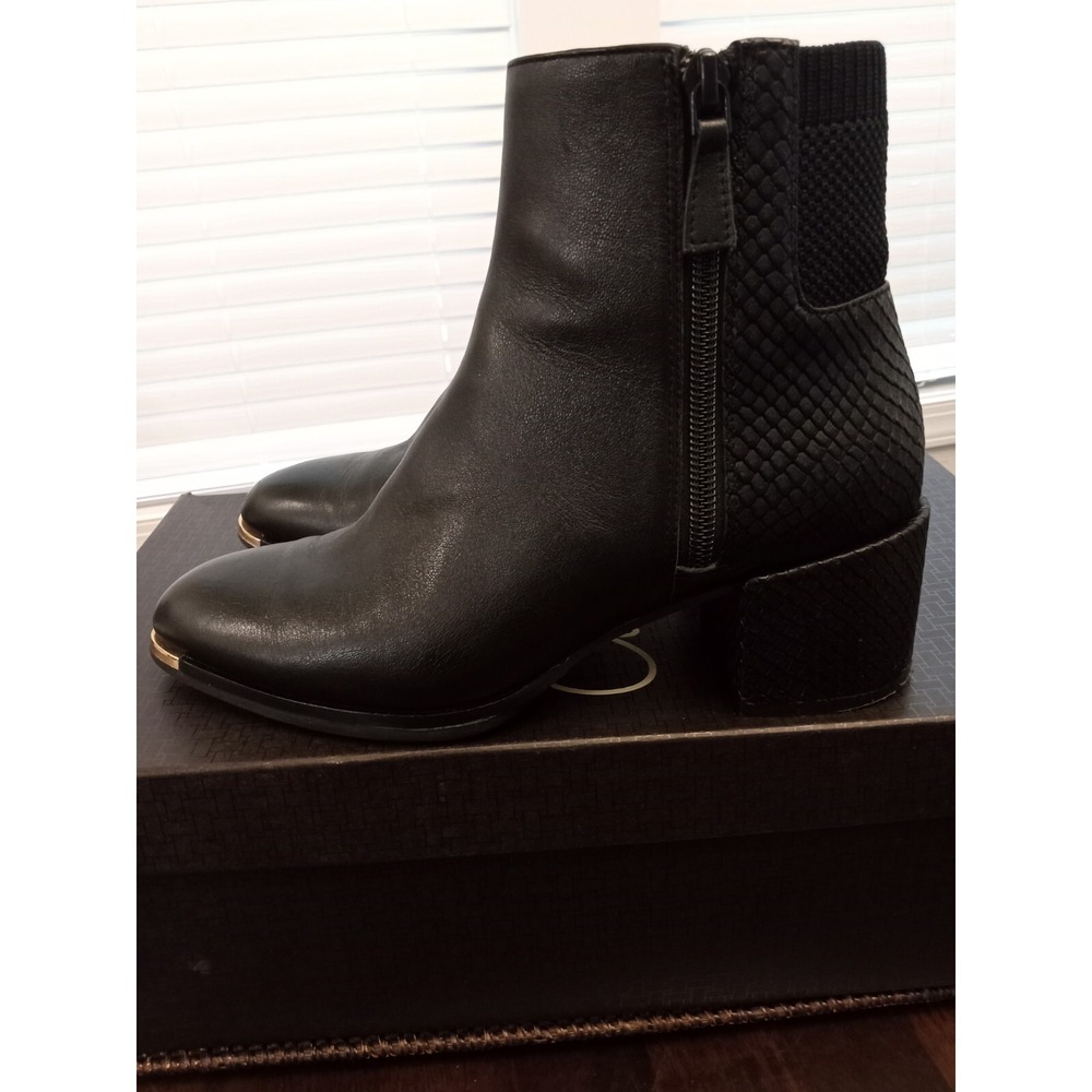 Cole Haan Grand Ambition‎ Holland Black Leather Booties Size 5B W23099